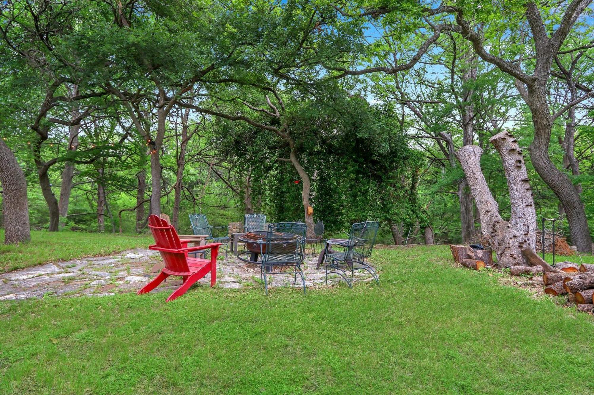 Rock House On Cypress Creek Villa Wimberley Exteriör bild
